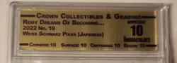 2022 Weiss Schwarz Pixar PXR S94-019 Remy Dreams Of Being A Chef C Common - Image 3