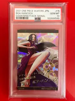 PSA Hancock One Piece Card Weiss Schwarz Trading Card PSA10 Rare Authentic - Image 1