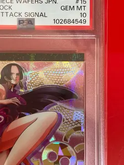 PSA Hancock One Piece Card Weiss Schwarz Trading Card PSA10 Rare Authentic - Image 3