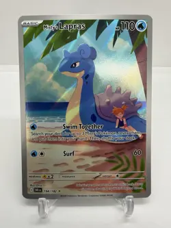 Pokemon Destined Rivals Misty’s Lapras 194/182 Illustration Rare - Image 1