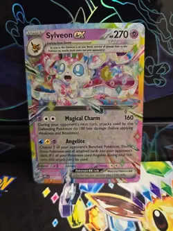 Pokemon TCG Sylveon EX Prismatic Evolutions Holo Card 041/131 Sv: Prismatic - Image 1