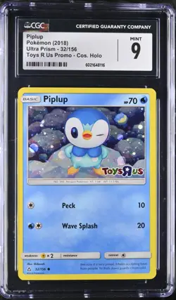 Pokemon card - Shibuzoh. Set - Clefairy 50/83 & Piplup 32/156 Toys R Us CGC 9 - Image 2