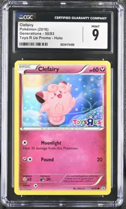 Pokemon card - Shibuzoh. Set - Clefairy 50/83 & Piplup 32/156 Toys R Us CGC 9 - Image 4