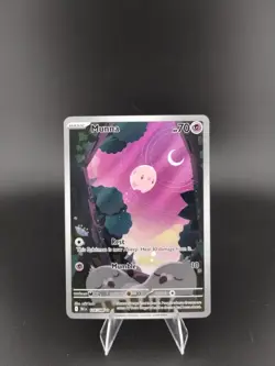 Pokemon TCG Munna Black Bolt Illustration Rare Card 116/086 Near Mint Condition - Image 1