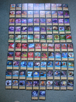 Disney Lorcana TCG First Chapter Ch.1 - 102 Different Cards incl 2 Super Rare - Image 1
