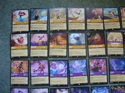 Disney Lorcana TCG First Chapter Ch.1 - 102 Different Cards incl 2 Super Rare - Image 2
