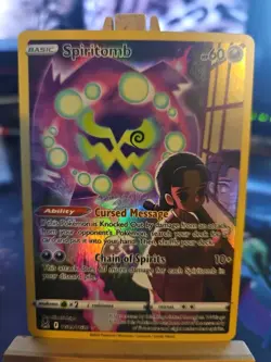 Pokemon Spiritomb NM Lost Origin Trainer Gallery Holo Ultra Rare Card TG09/TG30 - Image 1