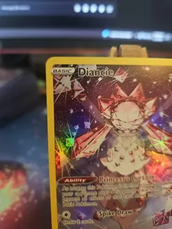 Diancie Pokemon TCG Crown Zenith Galarian Gallery Holo Card GG13/GG70 Ultra Rare - Image 2