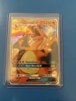 Pokemon TCG Charizard GX Holo Ultra Rare Card Hidden Fates 9/68 NM - Image 1
