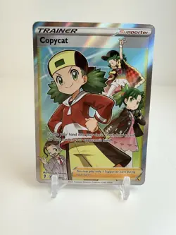 Copycat Full Art 200/203 SWSH Evolving Skies Pokemon TCG Ultra Rare Holo Card NM - Image 1
