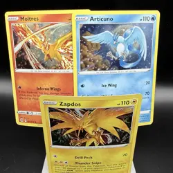 Pokemon | Zapdos Articuno Moltres Lot | 048/185 Promo Cosmos Holo TCG Cards - Image 1