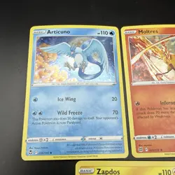 Pokemon | Zapdos Articuno Moltres Lot | 048/185 Promo Cosmos Holo TCG Cards - Image 3