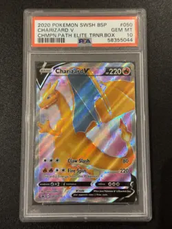 Charizard V Swsh050 Sws - PSA 10 - Sword & Shield Promo Cards Holo - Image 1
