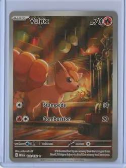 Pokemon Card TCG: Vulpix 138/132 ME:01 Mega Evolutions - Illustration Rare - NM - Image 1