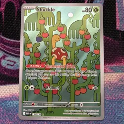 Shuckle 136/132 Pokemon Card Mega Evolution Rare Holo - Image 1