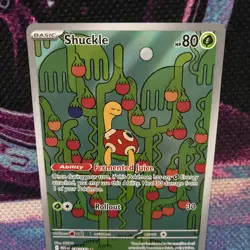 Shuckle 136/132 Pokemon Card Mega Evolution Rare Holo - Image 3