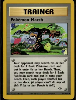 Pokemon March Common Neo Genesis 102/111 Trainer Unlimited Pokemon Card - Image 1