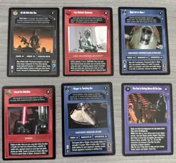 Star Wars CCG Enhanced Cloud City Promo Set 12 Card Black Border Decipher BB - Image 2