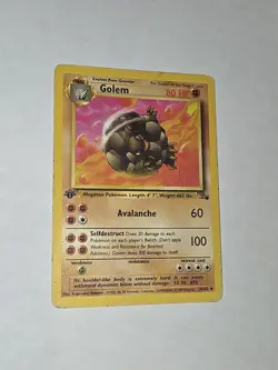 Vintage Pokemon Card First Edition Golem 36/62 - Image 1