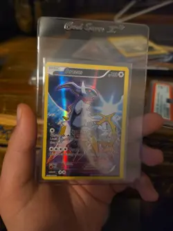 Pokemon TCG XY Promo Arceus Holofoil Card XY116 LP - Image 1