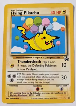 Pokemon Card - TCG Flying Pikachu Promo Regular Card #25 - Image 3