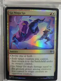Go Ninja Go, MTG, TMNT, Magic the Gathering, 149 NM Foil - Image 1