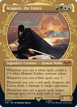 Aragorn, the Uniter (Showcase) [LTR - 317] - NM [Normal] TCG MTG - Image 1