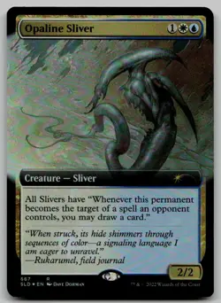 Opaline Sliver (Extended Art) R Secret Lair Drop Series 667 NM - Image 1