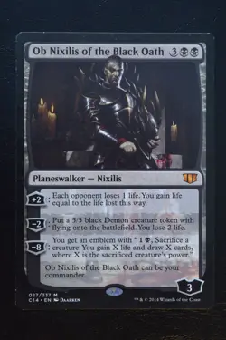 Magic The Gathering MTG OB NIXILIS OF THE BLACK OATH Commander 2014 MP Played - Image 1