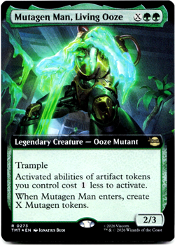 Mutagen Man, Living Ooze (Extended Art) (Foil) MTG Teenage Mutant Ninja Turtles - Image 2