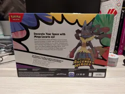 Pokemon TCG Ascended Heroes Mega Lucario Premium Poster Collection New & Sealed - Image 2