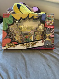 Pokemon TCG Ascended Heroes Mega Lucario Premium Poster Collection New & Sealed - Image 1
