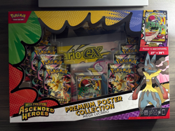Pokemon TCG Ascended Heroes: Mega Lucario Premium Poster Collection New + Sealed - Image 1