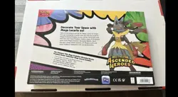 Pokemon TCG Ascended Heroes Premium Poster Collection Mega Lucario New Sealed - Image 3