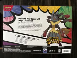Ascended Heroes Mega Lucario Premium Poster Collection - New/Sealed Pokemon TCG - Image 2
