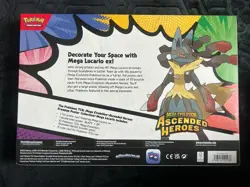 Pokemon TCG Ascended Heroes Mega Lucario Premium Poster Collection New & Sealed - Image 2