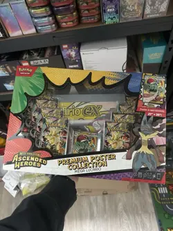 Pokemon TCG Ascended Heroes Mega Lucario Premium Poster Collection New & Sealed - Image 1