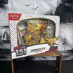 Pokemon TCG Scarlet & Violet 151 Zapdos EX Collection Box Sealed NEW - Image 1