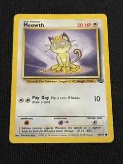 Meowth 56/64 Pokemon Jungle 1 - Image 1