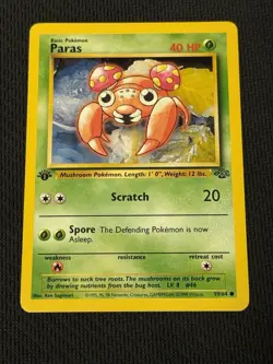 Paras 59/64 Pokemon 1st Edition Jungle - Image 1
