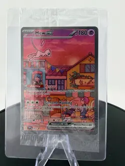 Mew ex SVP 053 Pokemon TCG Scarlet Violet 151 Black Star Promo Full Art SEALED - Image 1