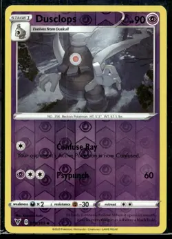 Dusclops SWSH04: Vivid Voltage 070/185 MP Pokemon TCG | Buy 10 Get 10 Free - Image 1