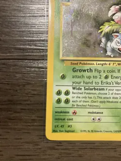 2000 Pokemon Gym Heroes Erika’s Venusaur 4/132 Holo Rare NM-LP Rare Vintage - Image 2