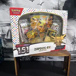 Pokemon TCG Scarlet & Violet 151 Zapdos EX Collection Box Sealed NEW - Image 1