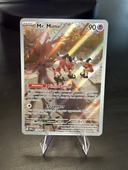 Pokemon TCG Mr. Mime SV151 179/165 English Illustration rare holo - Image 1