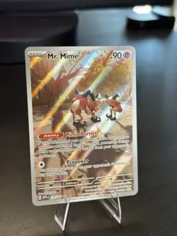 Pokemon TCG Mr. Mime SV151 179/165 English Illustration rare holo - Image 2