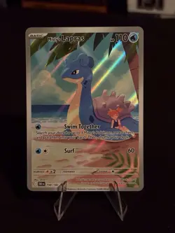 Pokemon TCG Misty's Lapras 194/182 Destined Rivals Illustration Rare Holo Eng - Image 1