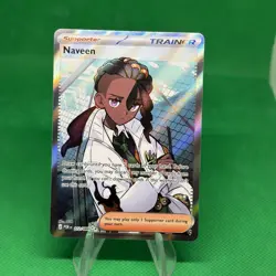 Pokemon TCG Naveen Trainer-Supporter Full Art Holo POR 112/088 Perfect Order - Image 1