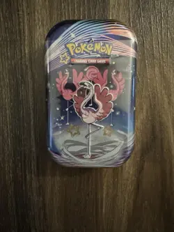Pokemon TCG - Paldean Fates Mini Tin - Flamigo - NEW Factory Sealed - Image 1