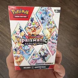 Pokemon Scarlet & Violet Prismatic Evolutions Booster Bundle (6 Packs) - Image 1